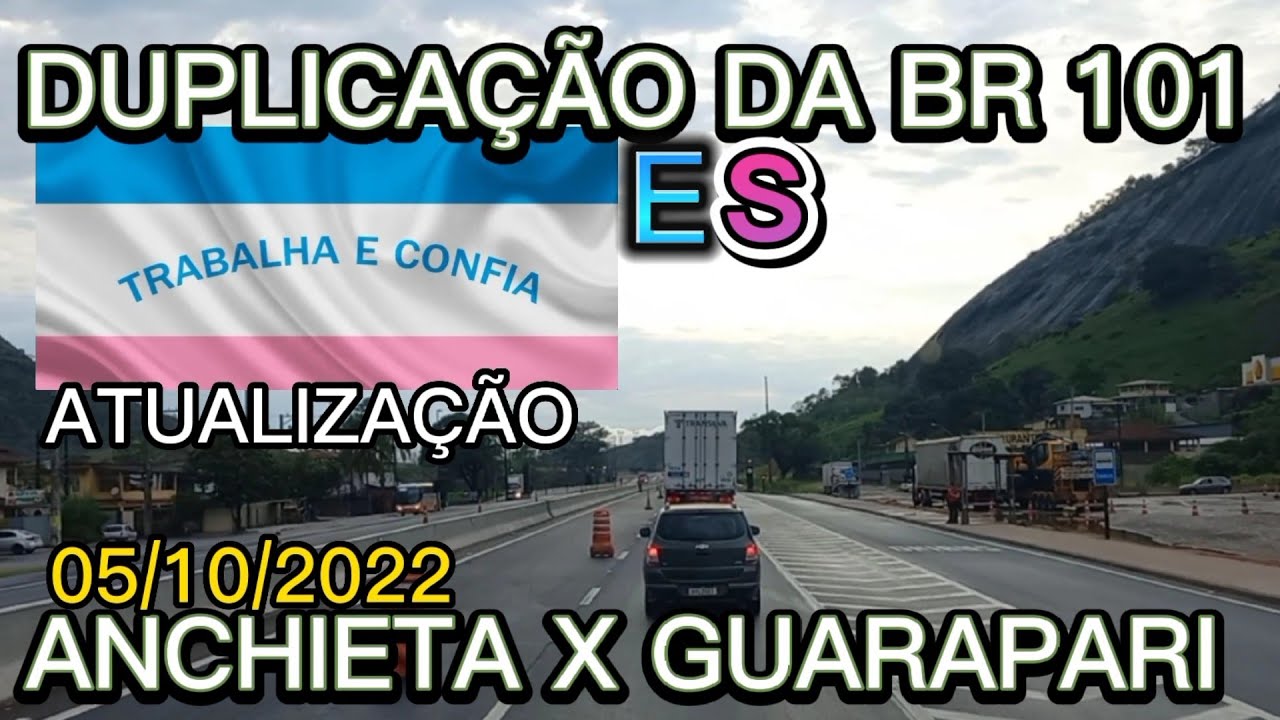 DUPLICA&Ccedil;&Atilde;O DA BR101 SUL ES ENTRE  GUARAPARI E ANCHIETA (ATUALIZA&Ccedil;&Atilde;O) #duplica&ccedil;&atilde;o #br101 #obras