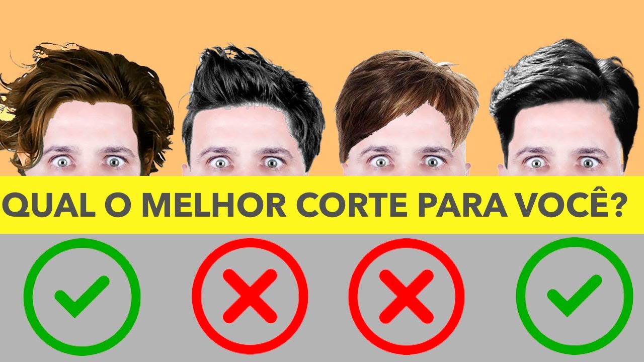 TESTE: Descubra qual é o MELHOR corte de cabelo para VOCÊ! GUIA COMPLETO PARE DE ERRAR!