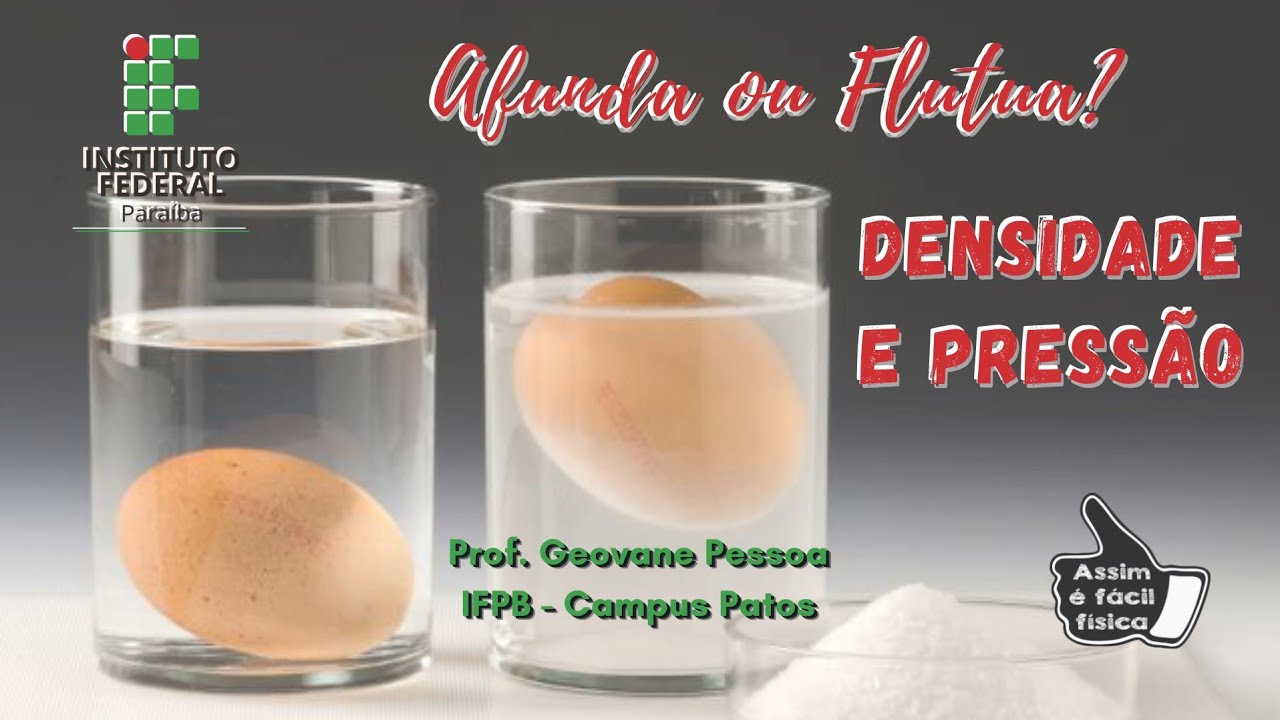 Estática dos Fluidos Densidade, Massa Específica e Pressão Parte 01