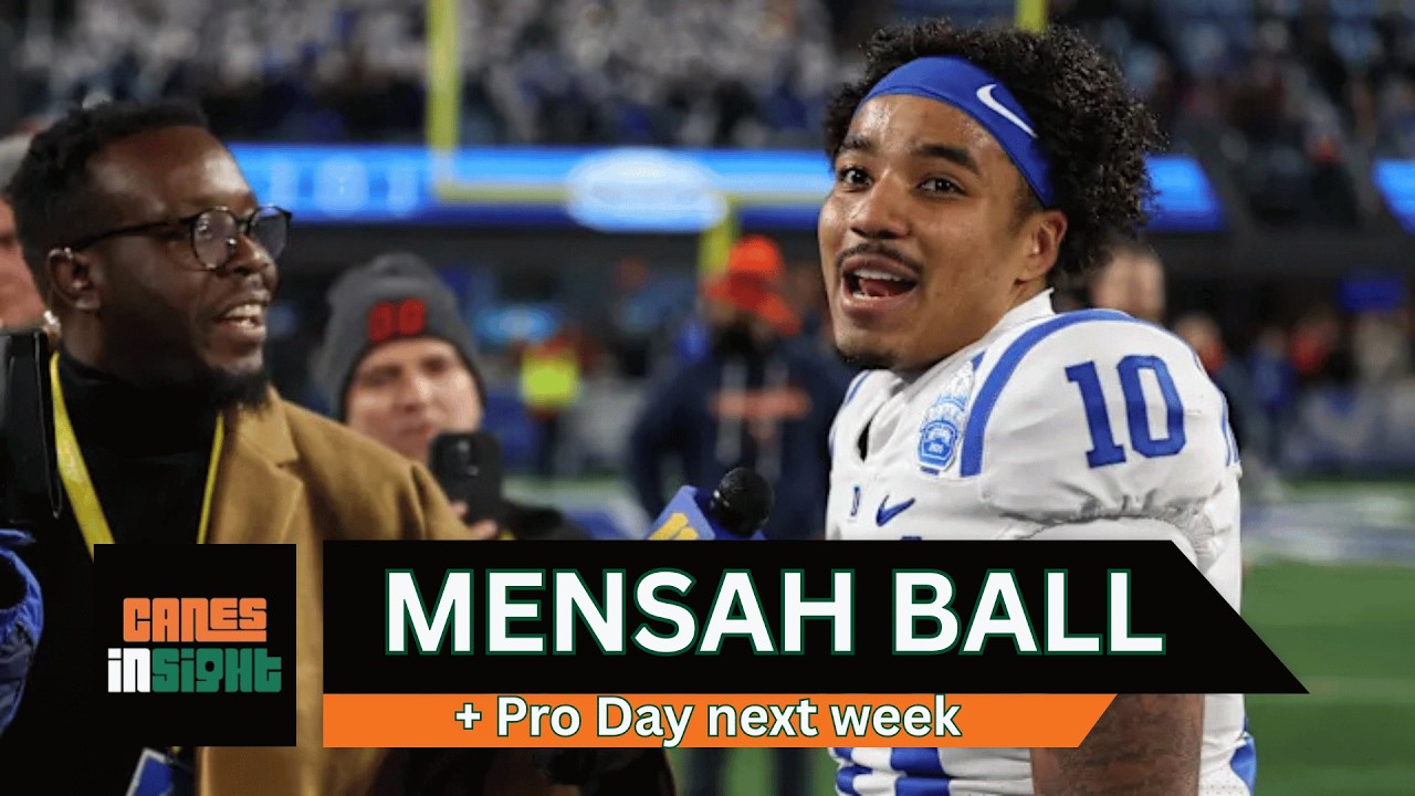 Darian Mensah workout! + Pro Day next week
