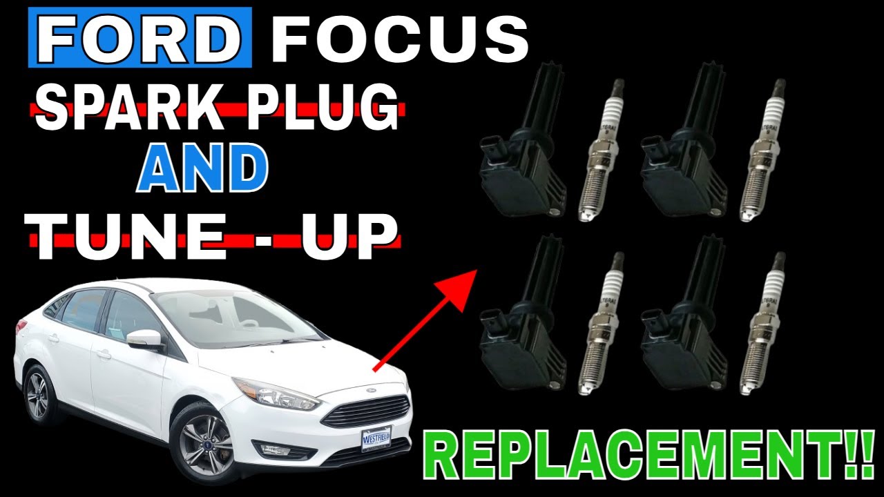 Ford Focus ( 2015 - 2018 ) Spark Plug and Air Filter Replacement Tune-Up (J.O.A.T.D.)