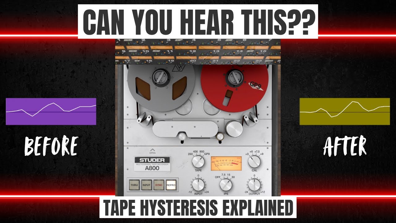 How Tape Hysteresis Impacts Your Mix (And Why It Matters!)