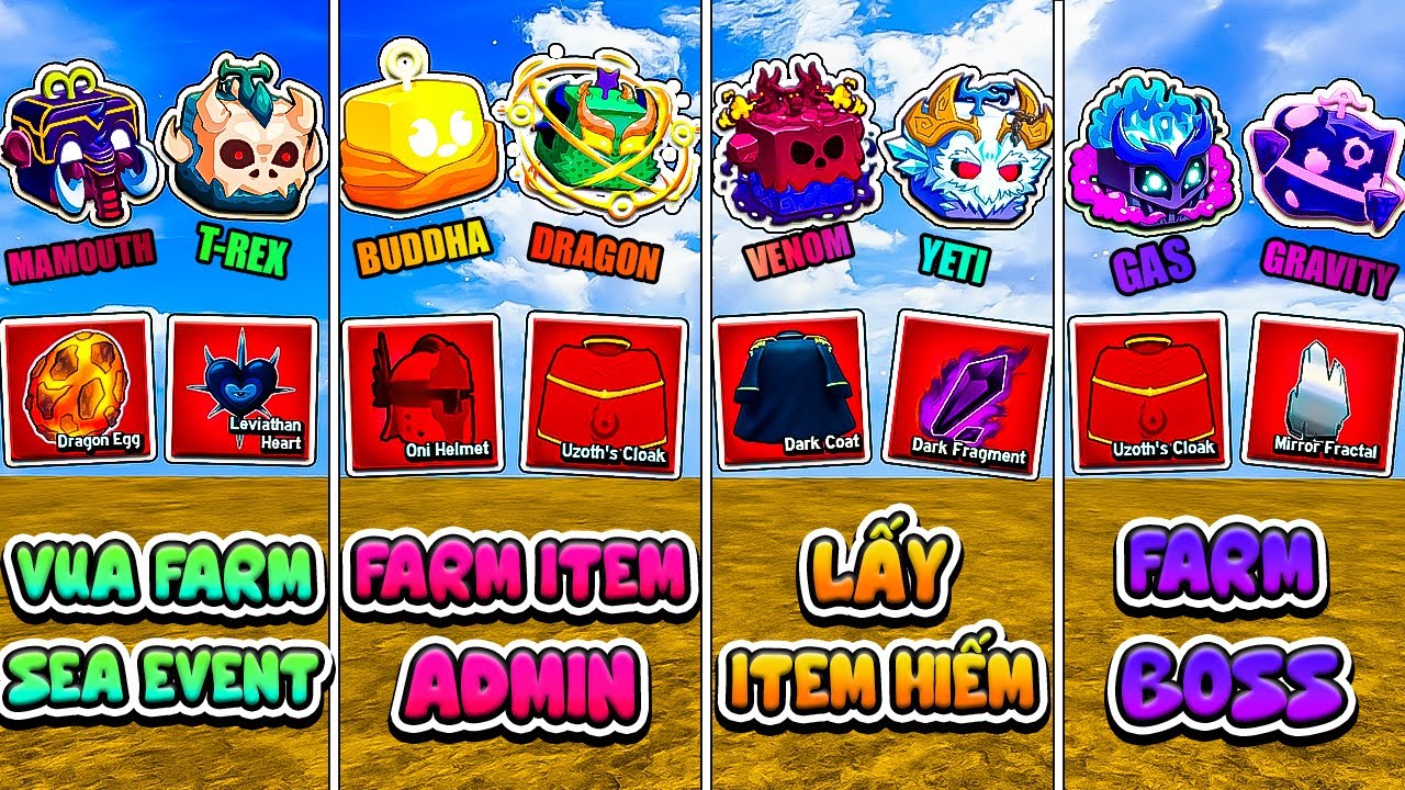 LẠM DỤNG NHỮNG TRÁI ÁC QUỶ NÀY ĐỂ HACK ITEM!! TOP TRÁI ÁC QUỶ FARM CỰC BÁ GIÚP BẠN SỞ HỮU MỌI THỨ!!