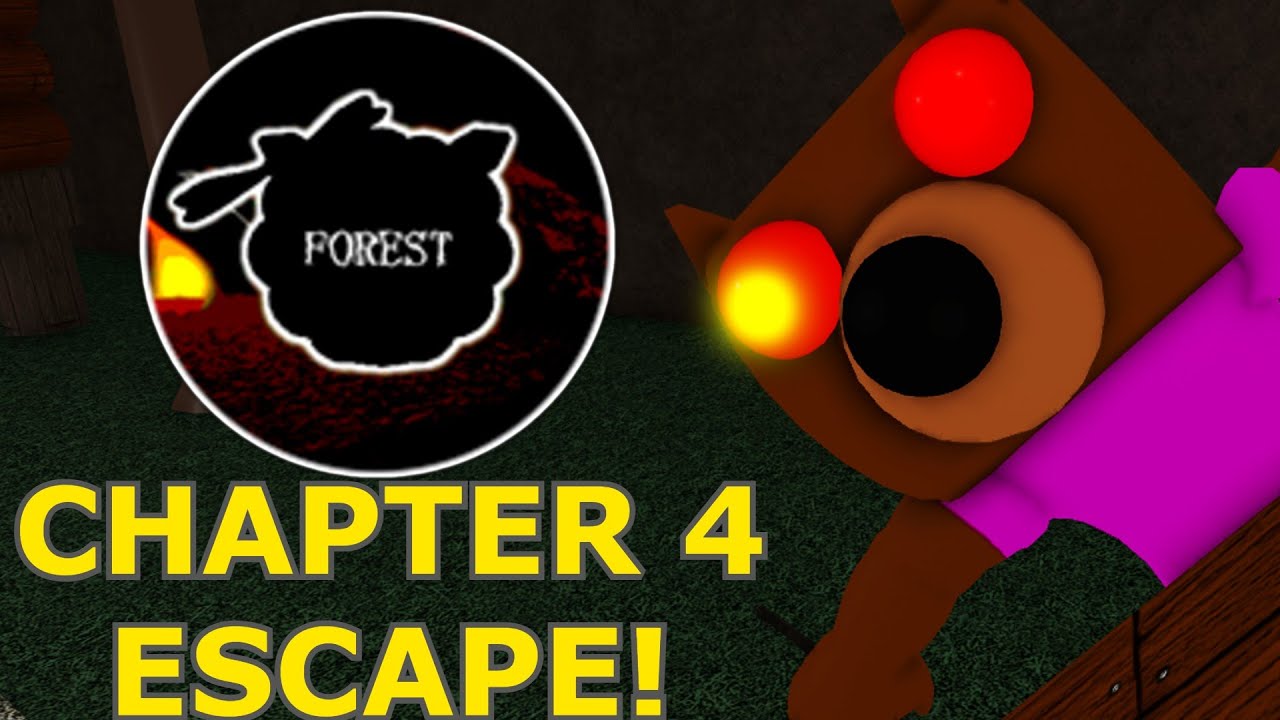 How to ESCAPE CHAPTER 4 - FOREST in PIGGY: UNSTABLE REALITY! - Roblox