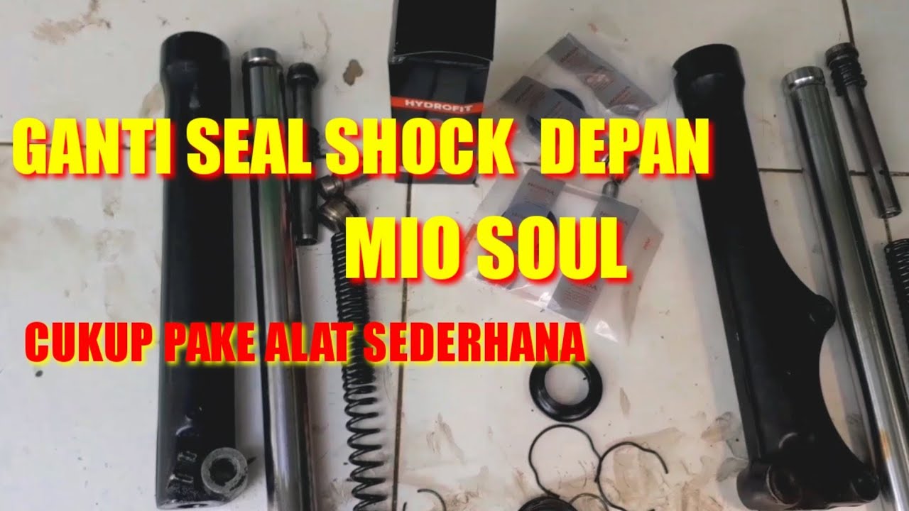 cara ganti seal shock mio soul