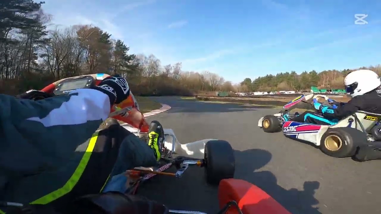 first practice camberley kart club senior rotax novice 08/03/25