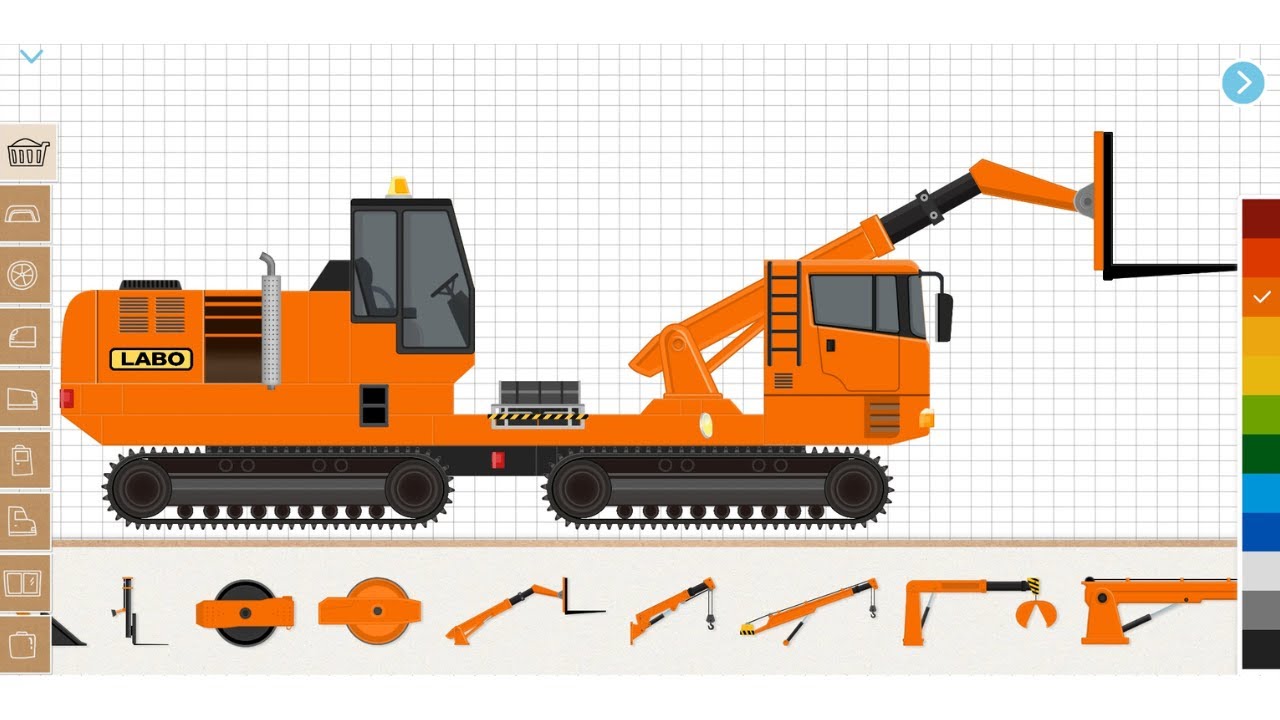 Labo Construction Truck | Heavy Work Forklift Truck