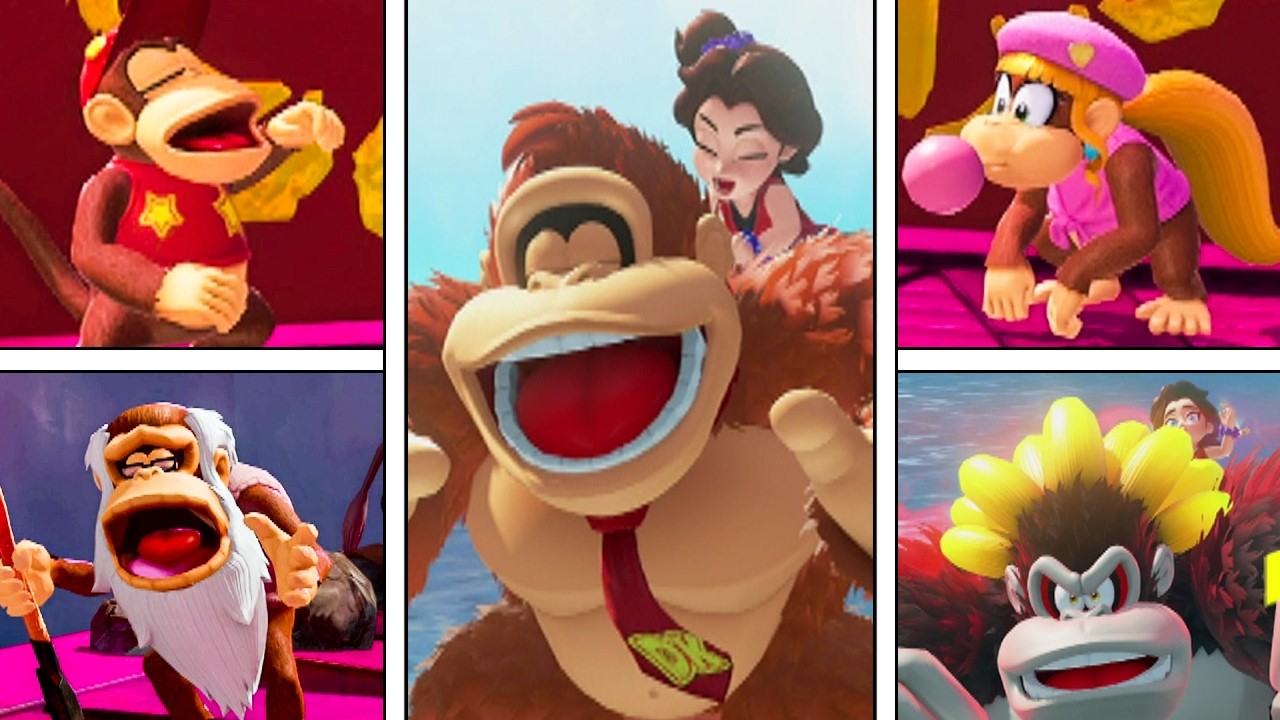 Donkey Kong Bananza - All Idle Animations