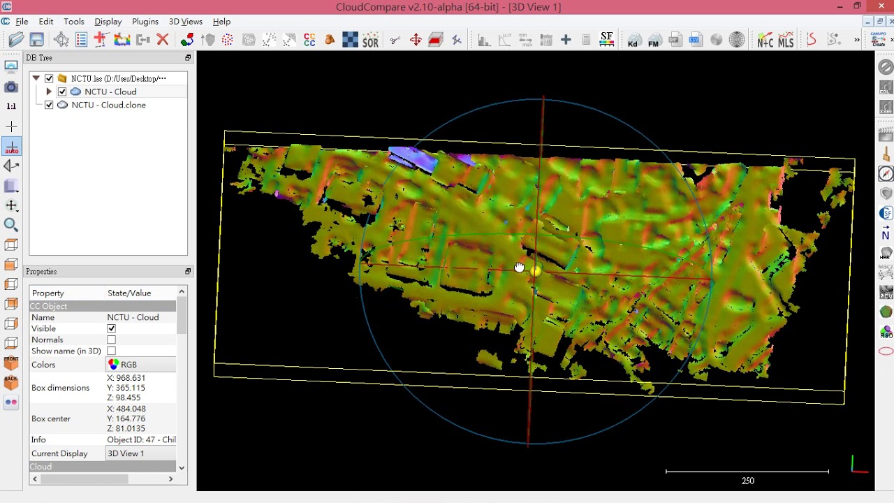 From 3D points to 3D mesh using CloudCompare