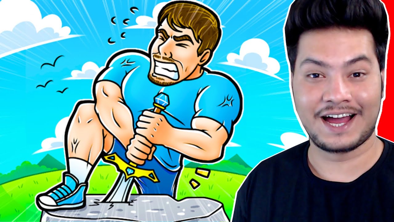I PULLED THE STRONGEST SWORD - ROBLOX - PULL A SWORD