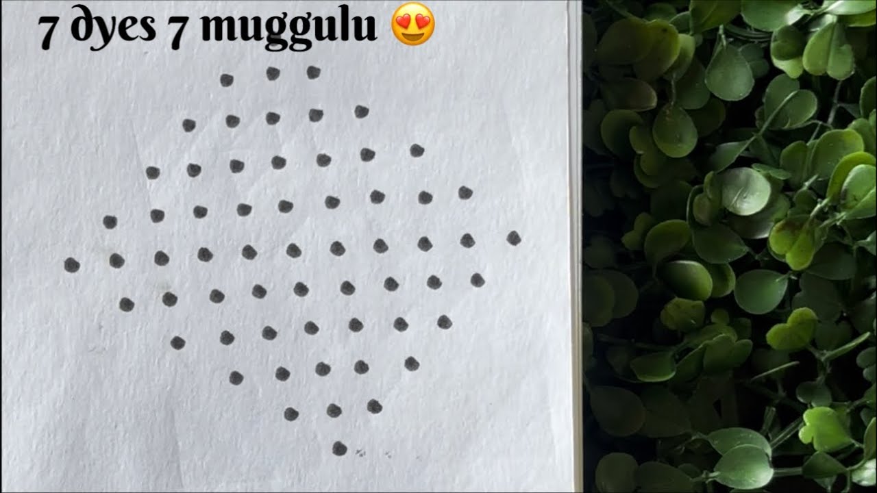 7 dyes 7 rangolis 😍❤️🤗 