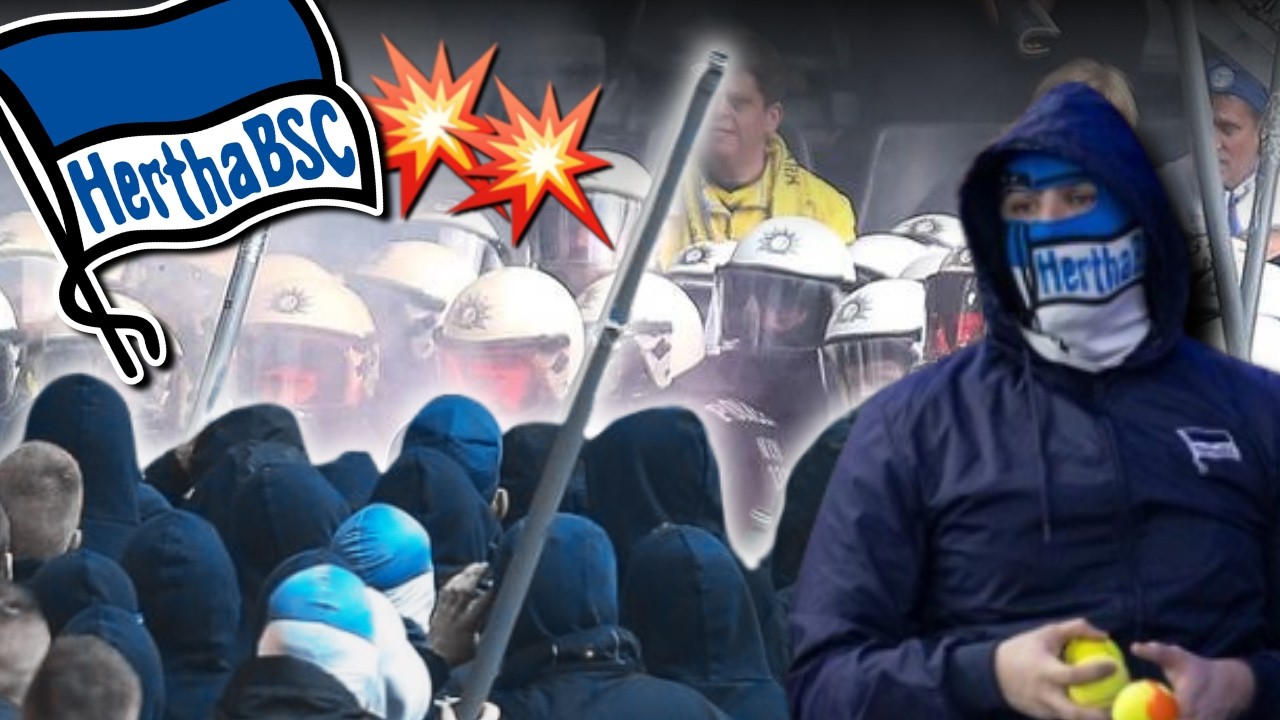 Als die STAATSMACHT den HERTHA Block stürmte … 🥊