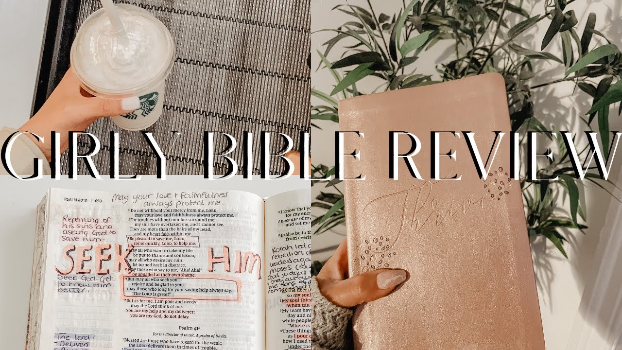 Girly Bible Review 2023 | Thrive Devotional Bible  NLT | Rose Gold Bible