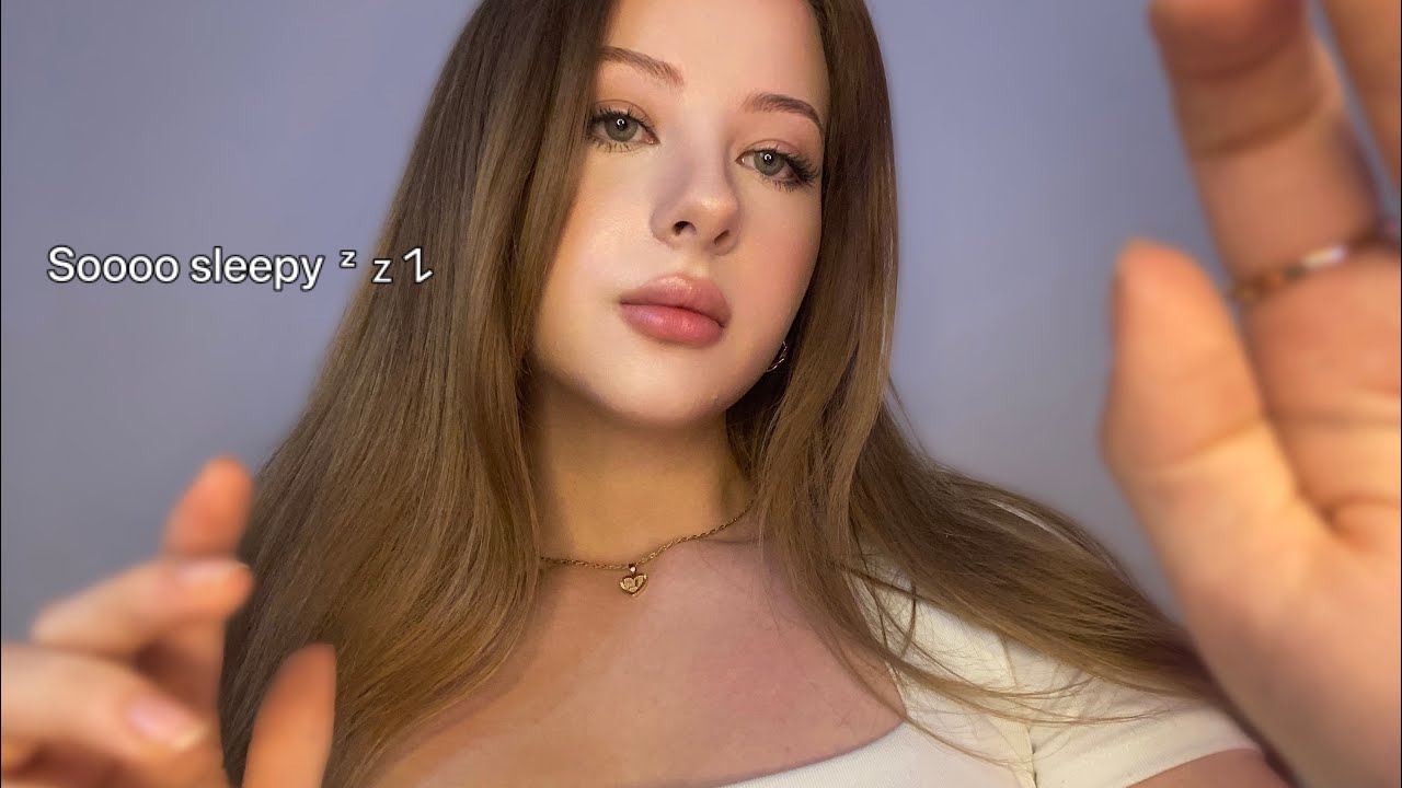 ASMR | Tracing Your Face For A Good Nights Sleep ( face tracing, personal attention)