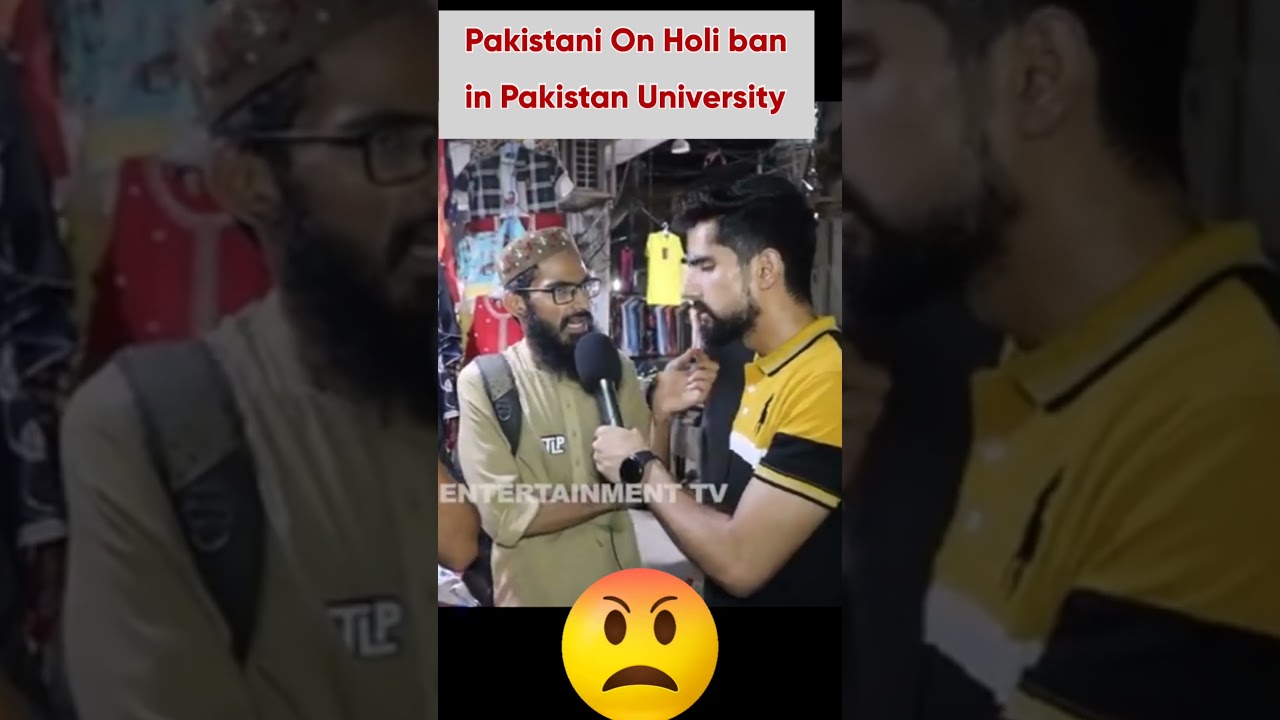 Pakistan hates holi || #shorts #pakistanreaction #reaction