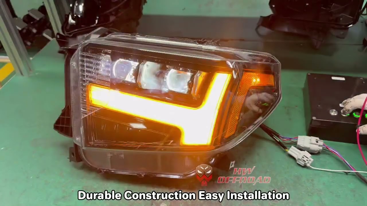LED Headlights for Toyota Tundra 2014-2020 2021.#headlight #headlamp
