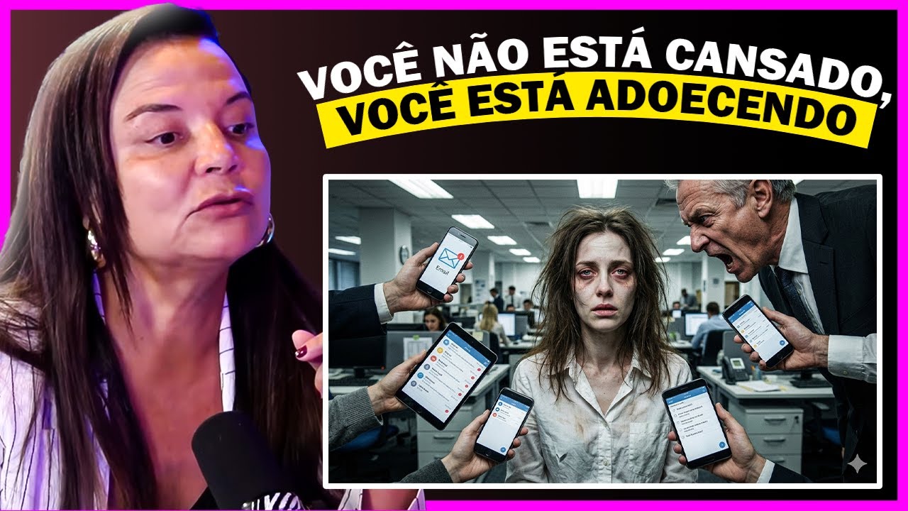 SINAIS QUE SEU TRABALHO ESTÁ TE DEIXANDO DOENTE | Andrea Vermont