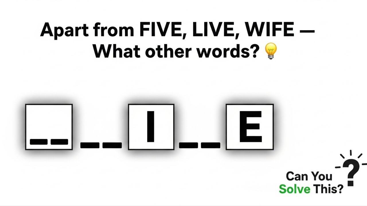 99% Fail This Word Puzzle LIVE 🔥 | Can You Find the Hidden Word?