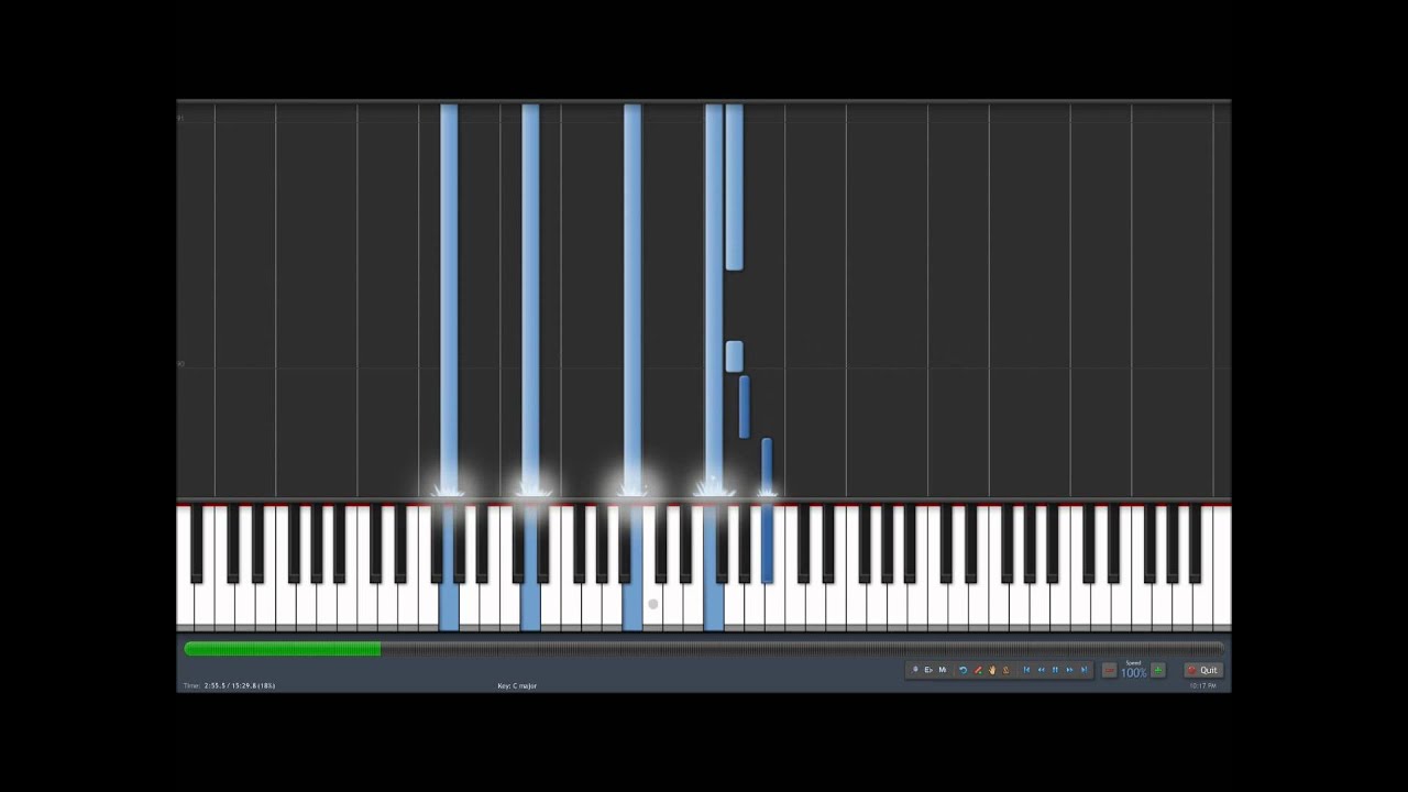 George Gershwin - "Rhapsody in Blue" on Synthesia