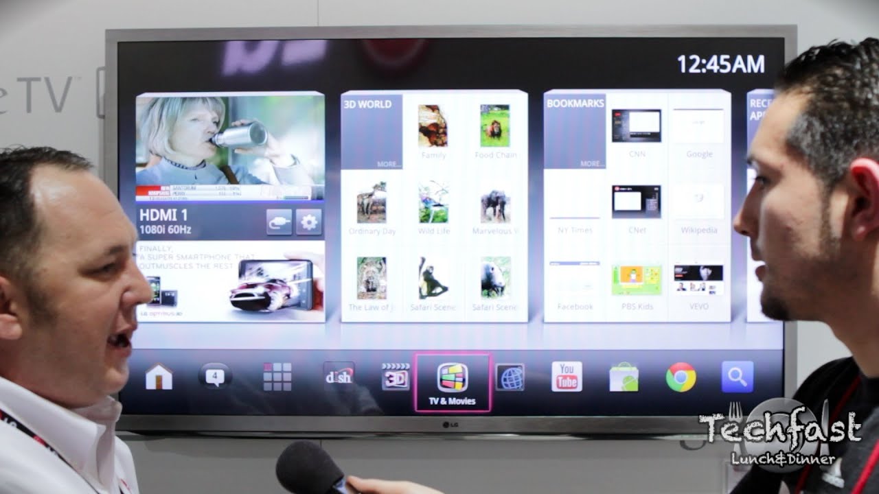 New LG Google TV: Hands-On Tour & Demo