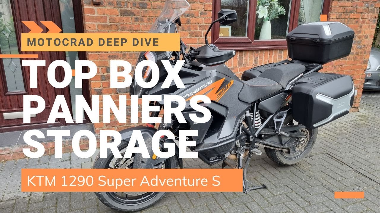Верхний кофр, велосумки и багажные отделения — новый KTM 1290 Super Adventure S 2022 года
