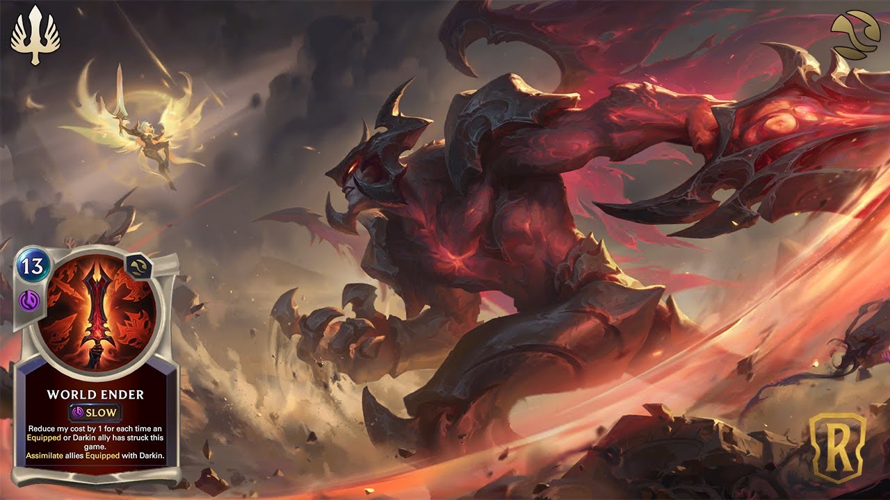 THE KING OF DARKIN IS COMING!!🔥 | Aatrox + Vayne deck | Legends of Runeterra