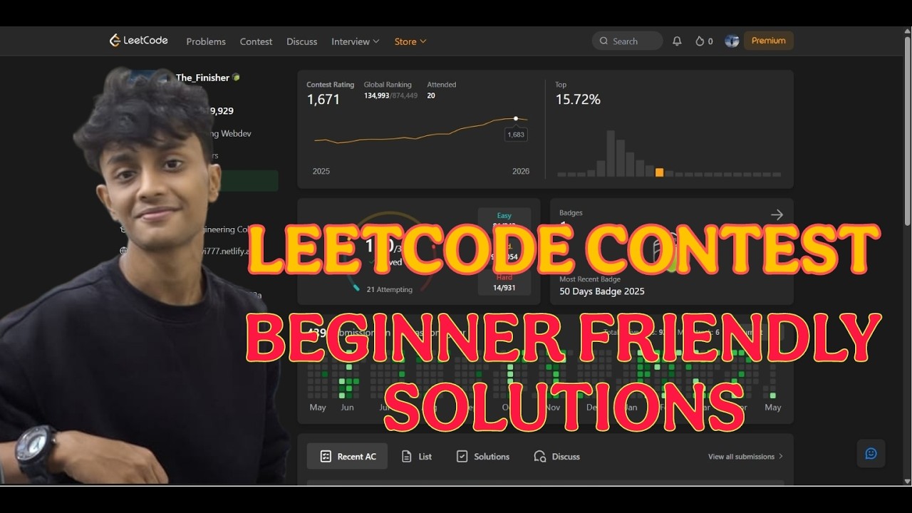 I SOLVED THE 2ND QUESTION WITH A WEIRD APPROACH ? EXPLAINED (Leetcode Biweekly Contest 175)