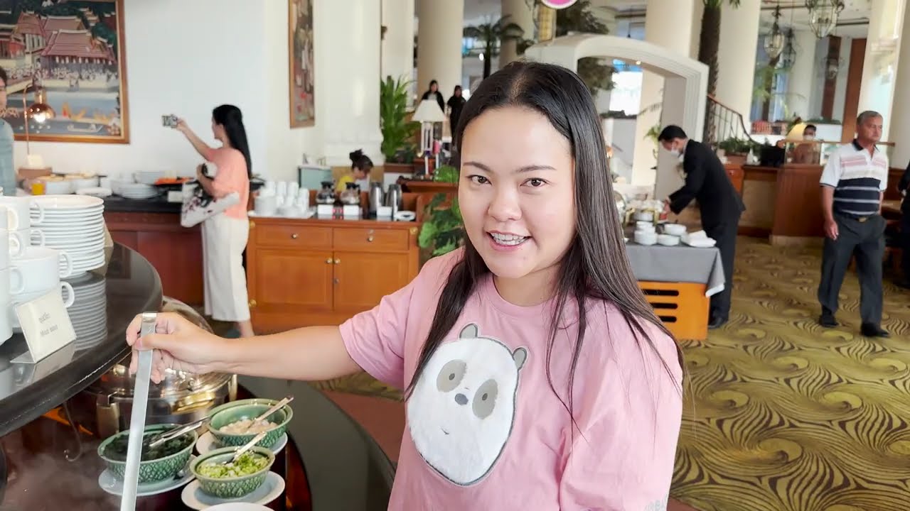 อาหารเช้าบุฟเฟ่ต์ โรงแรมมณเฑียร ริเวอร์ไซด์ Montien Riverside Hotel Bangkok🥐🍳🥖