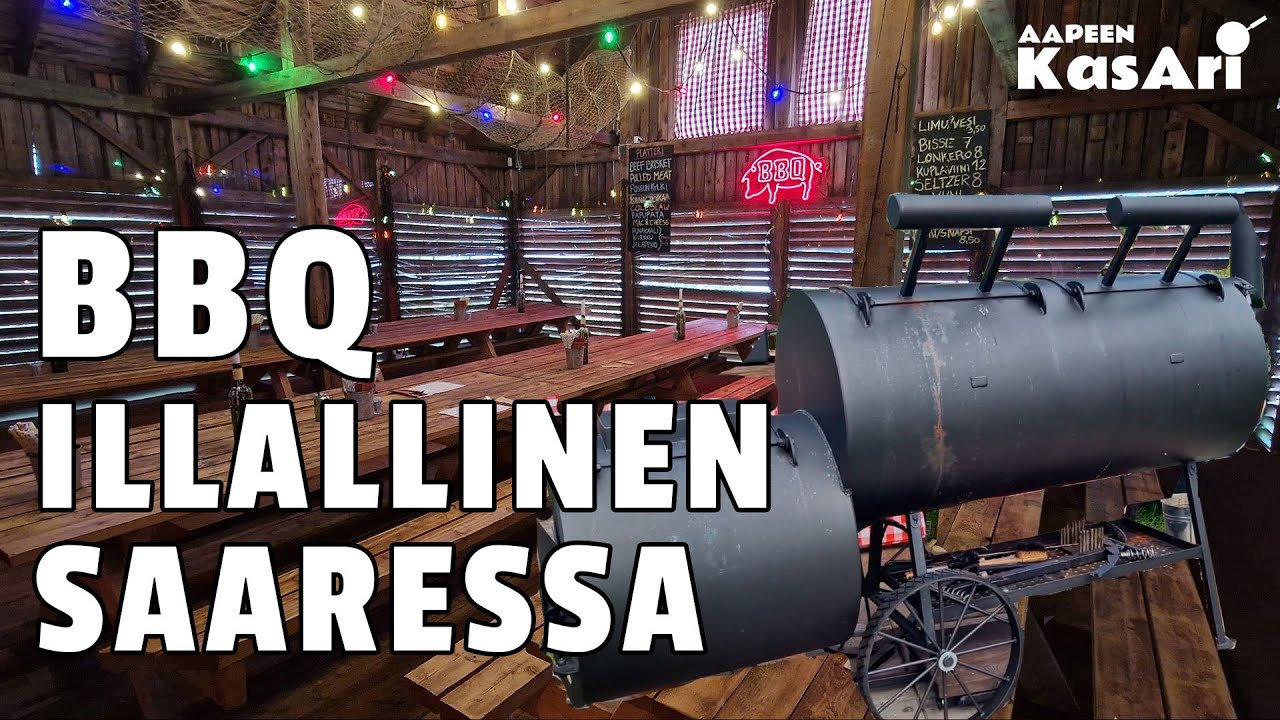 BBQ ILLALLINEN SAARESSA