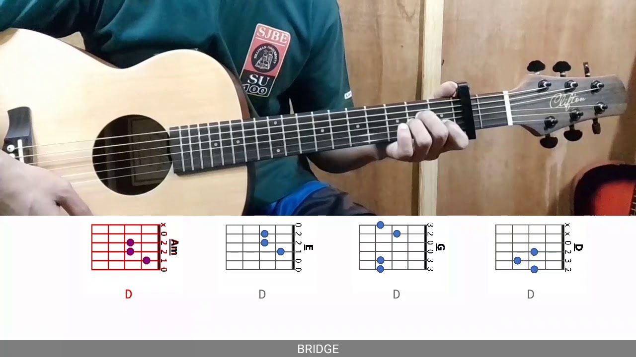 [Guitar Chords] Hotel California- Eagles with Strumming Tutorial | JC Guitar