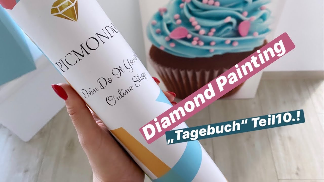 Diamond Painting „Tagebuch“ Teil10. / Picmondoo Update ✅ Kein Live auf TikTok!! 😨