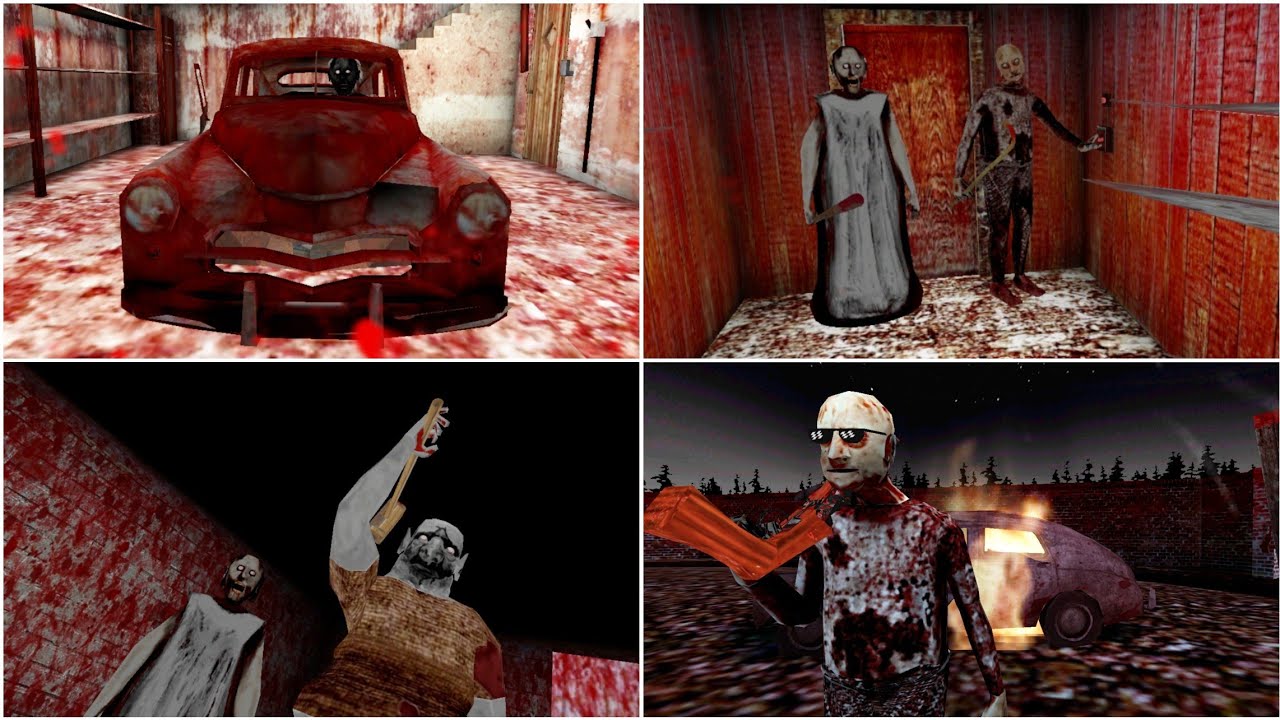 All DVloper Games Nightmare Mode Game Over Scenes | Granny Vs Granny 2 Vs The Twins Vs Granny 3