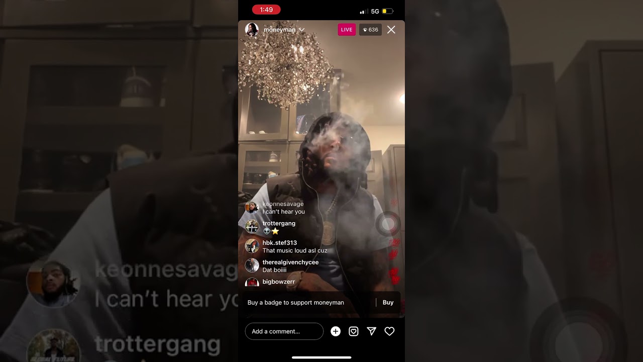 MONEY MAN GOES LIVE ON IG !!! GIVES FREE GAME & ADVICE ON LIFE!!! PT. 2 #fyp #moneyman
