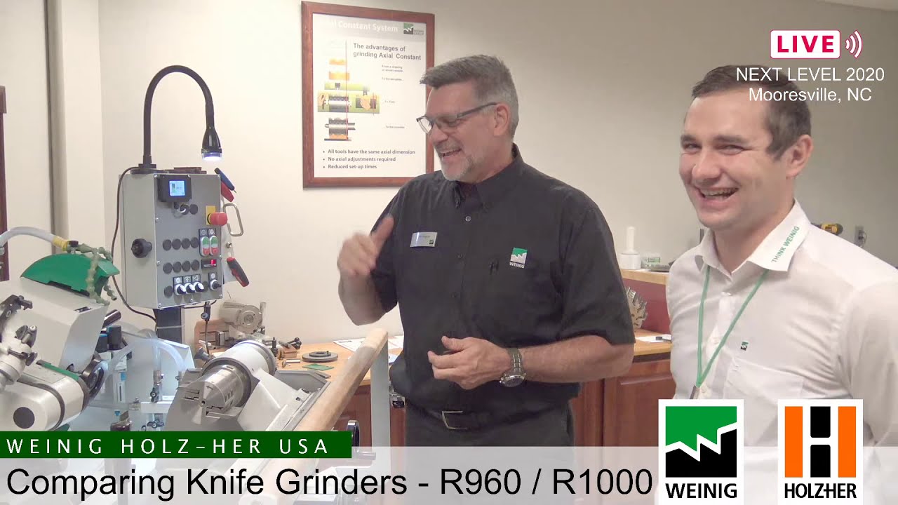 Comparing Weinig knife grinders - which one is right for you (Live 10/15/20)