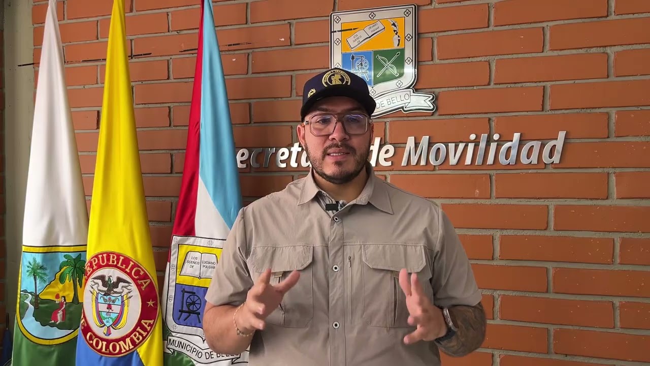 Andrés Camilo Montoya Osorio, secretario de Movilidad de Bello