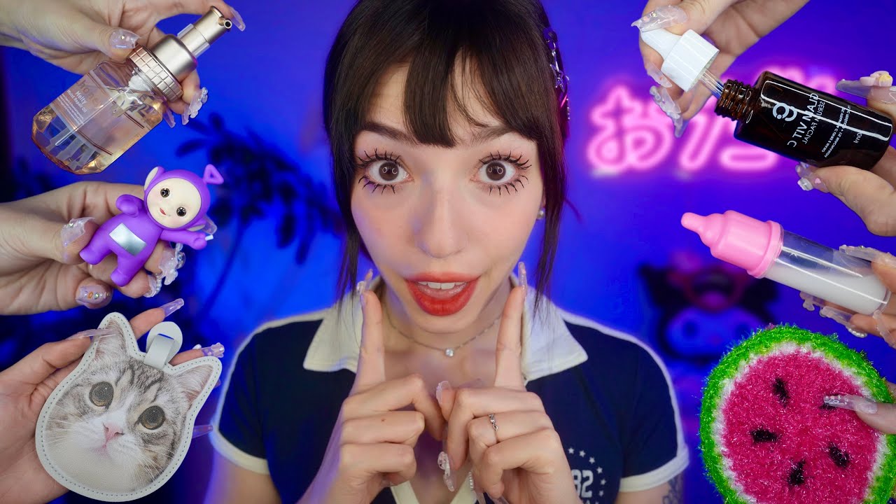 ASMR MEUS TRIGGERS FAVORITOS (os melhores para soninho rápido) 😴