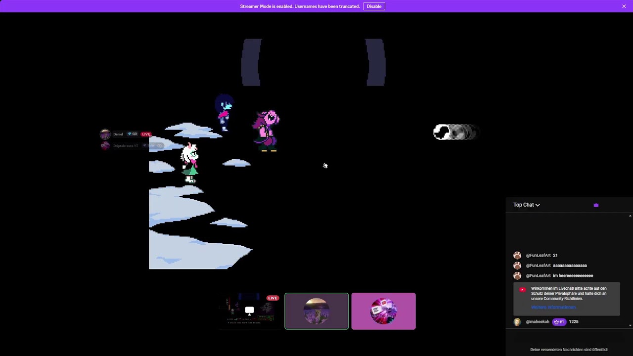 showing my friend DELTARUNE part 4
