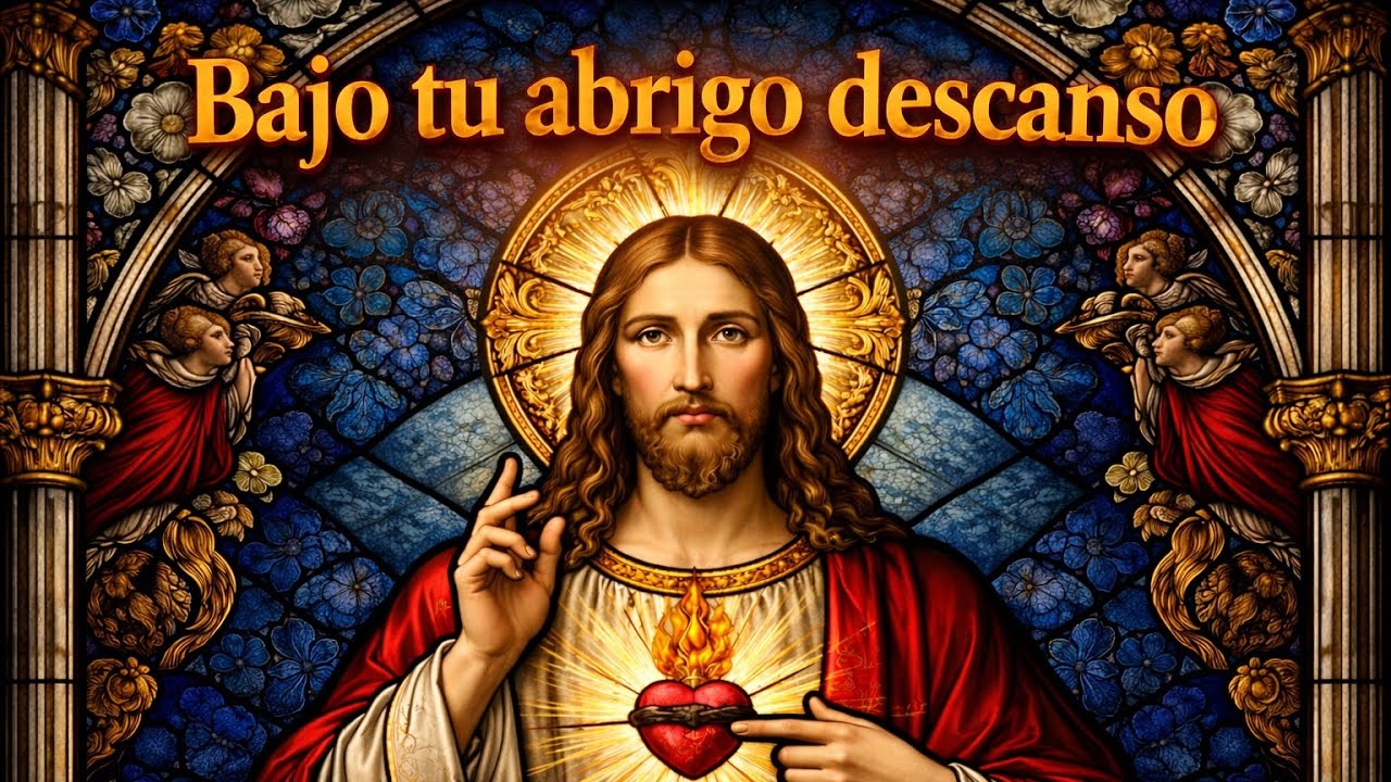 Bajo tu abrigo descanso. 
