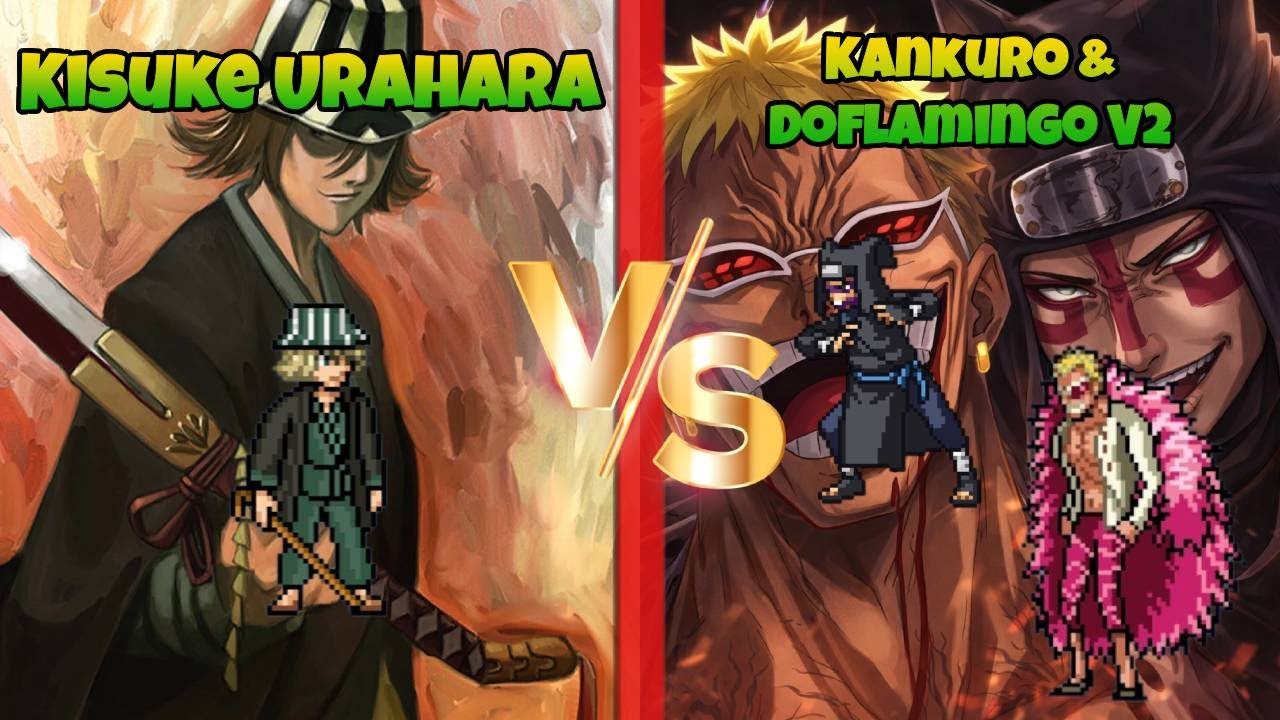 Jump Force MUGEN Kisuke Urahara vs Kankuro & Doflamingo V2