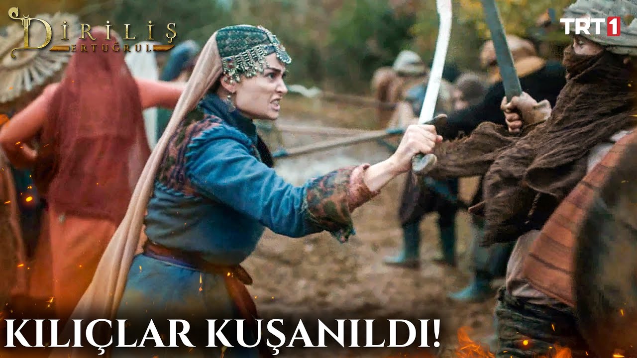 Hatunlar kılıçları kuşandı! | #DirilişErtuğrul 66. Bölüm @trt1