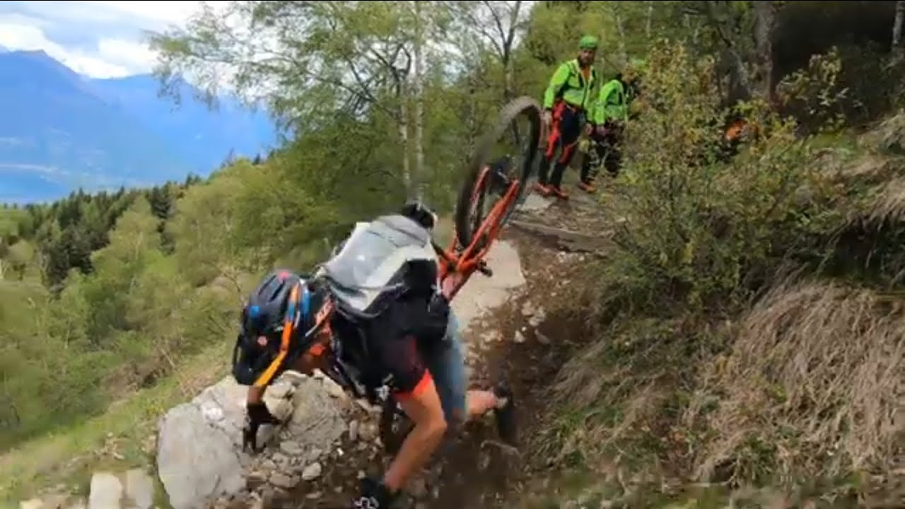 * Lake Como Bike Marathon tratto più pericoloso e tutta la discesa 5 maggio 2024