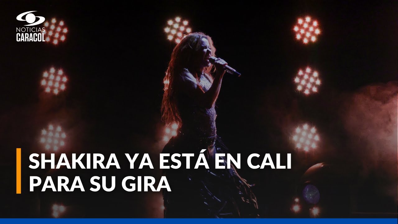Shakira ya est&aacute; en Colombia: as&iacute; fue su llegada a Cali en donde se presentar&aacute; este fin de semana