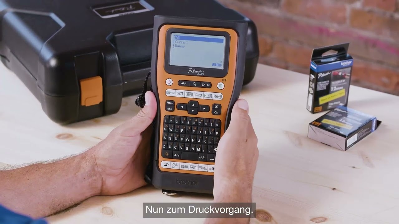 So funktioniert's: Kabelfähnchen erstellen mit dem Brother PT-E560BT