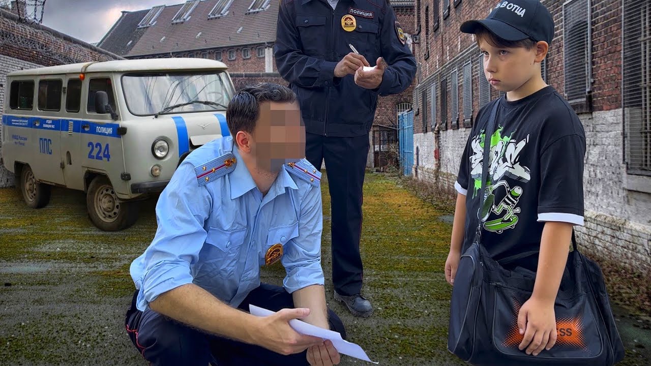 ШКОЛЬНИК МУСАРНУЛСЯ. ПРОБЛЕМЫ С ПОЛИЦИЕЙ