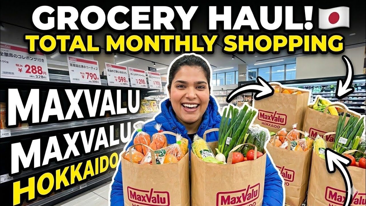 Japan Mein Kya Kharida As a Vegetarian? 🛒 Full Grocery Reveal!