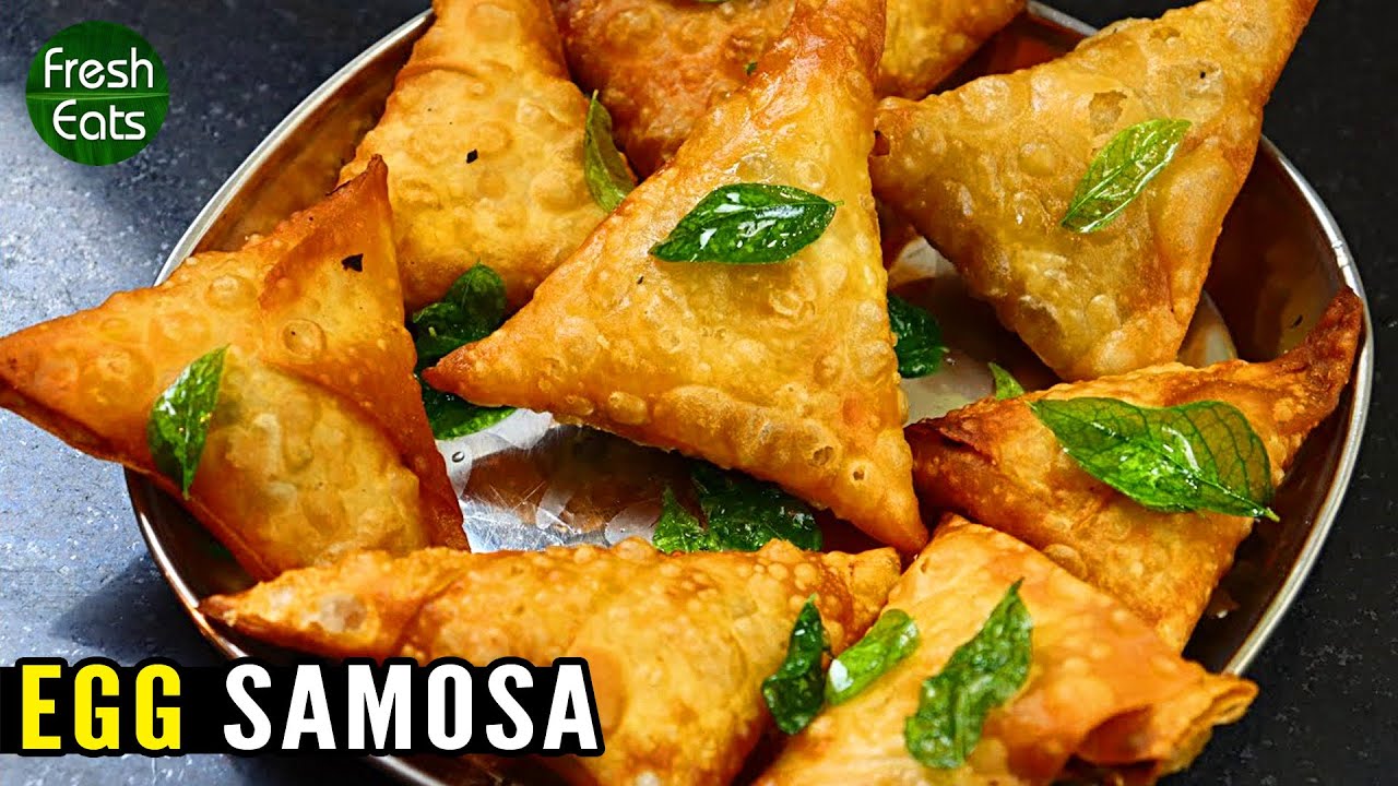 How to make Egg Samosa | Fresh Eats |