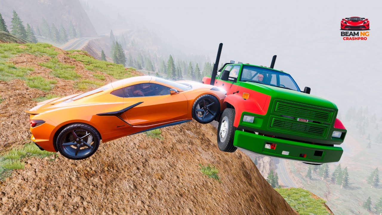 Realistic High-Speed Car Crashes in BeamNG.drive #9