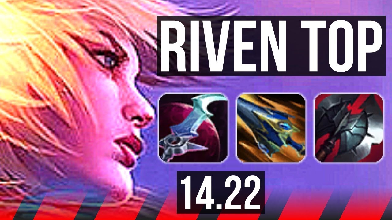 RIVEN vs YONE (TOP) | Rank 5 Riven, Legendary | KR Challenger | 14.22