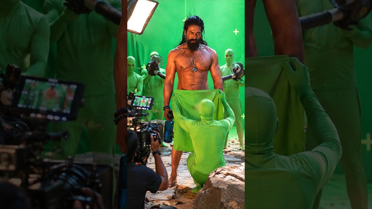 How Yash Transformed for Toxic #toxic #movie #yash #behindthescenes #transformation #shorts