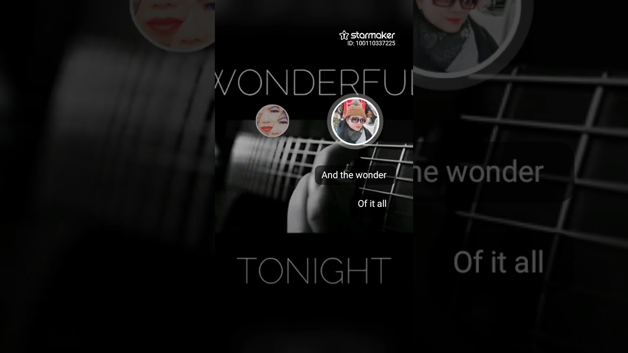 Wonderful tonight duo cover by Amélie and LadyElle(Eric Clapton)